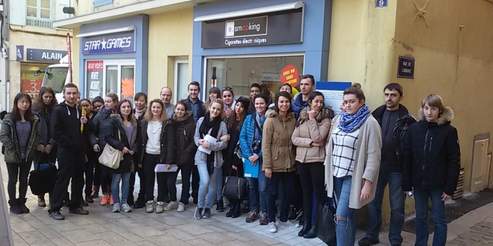 Les étudiants de L3 à la Découverte du chemin de mémoire