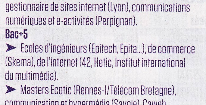 La Licence Pro CNEA repérée par l’Obs