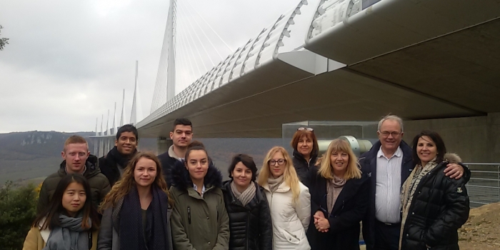 visite de l’aire du viaduc de Millau